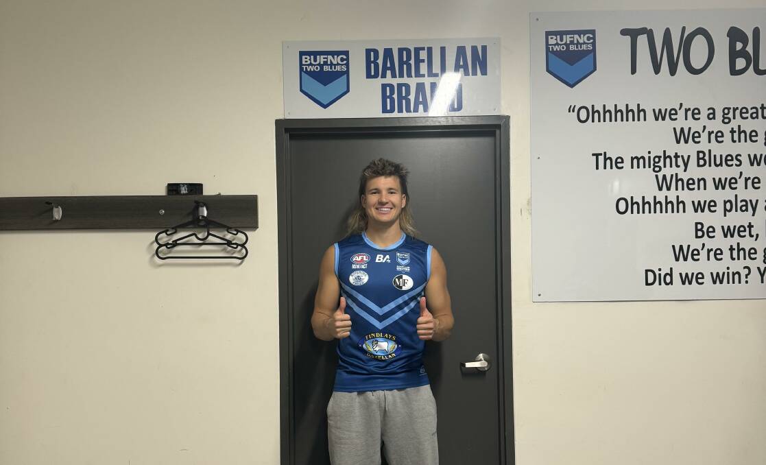 Baulch has been in good form in recent weeks kicking eight goals in one game for Phillip Island and having 81 disposals in another for Blighty. Picture supplied