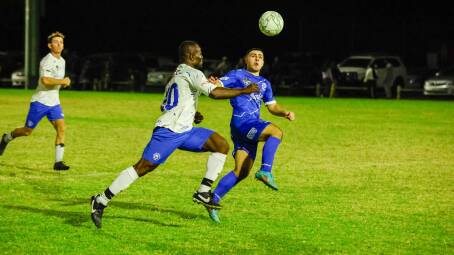 A last minute goal evened the scores at Rawlings Park between Tolland and Hanwood. Picture by Bernard Humphreys