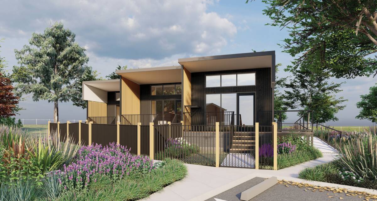 Artist impression of the key worker accommodation planned for Leeton by the NSW Government. Picture supplied
