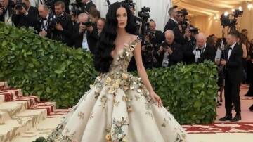 An AI-generated image of Katy Perry at the Met Gala has been going viral on social media. Picture: X