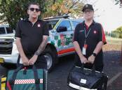 Wagga St Johns Ambulance volunteers Jacob Chapple and Leia Thiele are two of the just 10 adult members of the vital service. Picture by Tom Dennis