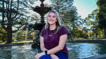 Tyla Cavallaro, who is studying at Bachelor of Education (K-12) at Charles Sturt University in Wagga, has welcomed the government's plan for HECS/HELP indexation reforms and practical placement payments. Picture by Bernard Humphreys