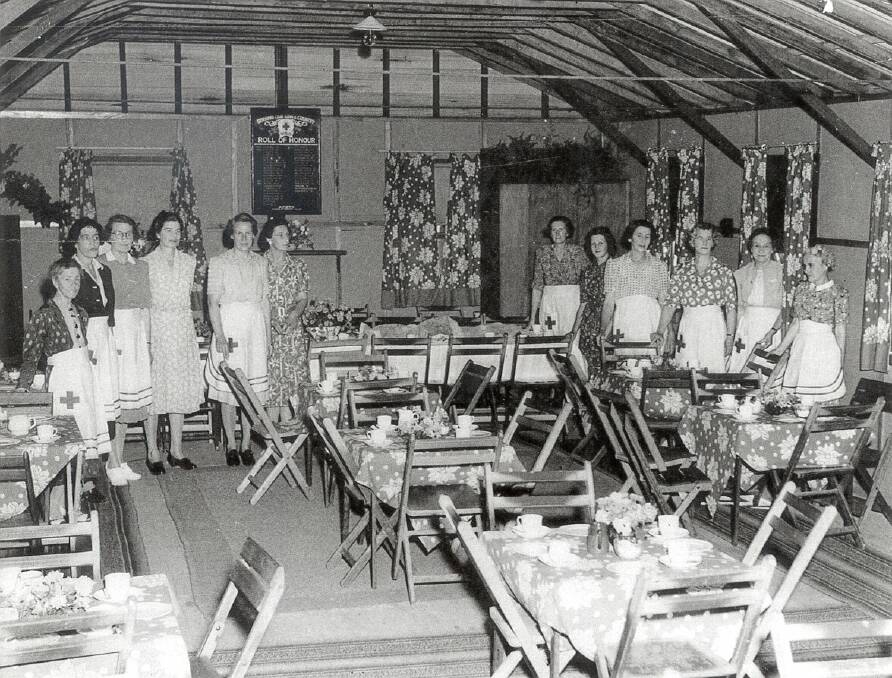 Red Cross Ladies at the official opening of the new Red Cross Centre in the New Moon Gardens, on November 26, 1946. From left to right, Mrs Little, Mrs Palmer, Mrs Goldson, Mrs Smith, not known, Mrs Hull, Mrs W. Davies, Mrs McGrath, Mrs R. Hoare, Mrs Bull and Miss Kingston. Supplied picture