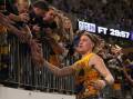 Teenage gun Harley Reid is continuing to wow Eagles fans with his virtuoso displays. (Richard Wainwright/AAP PHOTOS)