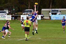 The first grade game between Coolamon and Turvey Park commenced at 5.30pm on Saturday. Picture by Turvey Park Bulldogs