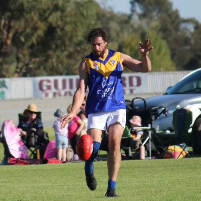 Lyons had a successful return game for the Eagles, playing in both the ruck and up forward as Narrandera defeated the Crows by 37 points. Picture supplied
