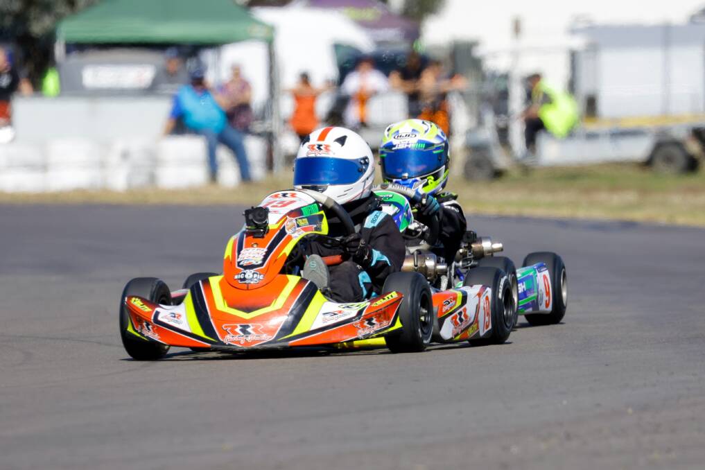 The Karting NSW (KNSW) state titles were held in Wagga over the weekend. Ninety-four drivers competed in the meeting. Picture by Bernard Humphreys