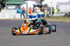 The Karting NSW (KNSW) state titles were held in Wagga over the weekend. Ninety-four drivers competed in the meeting. Picture by Bernard Humphreys