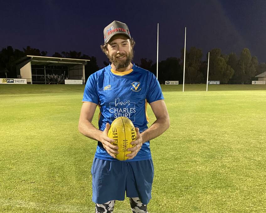 Lenny Lyons is back playing first grade for Narrandera after more than a 15-year absence from senior footy. Picture by Mark Carroll