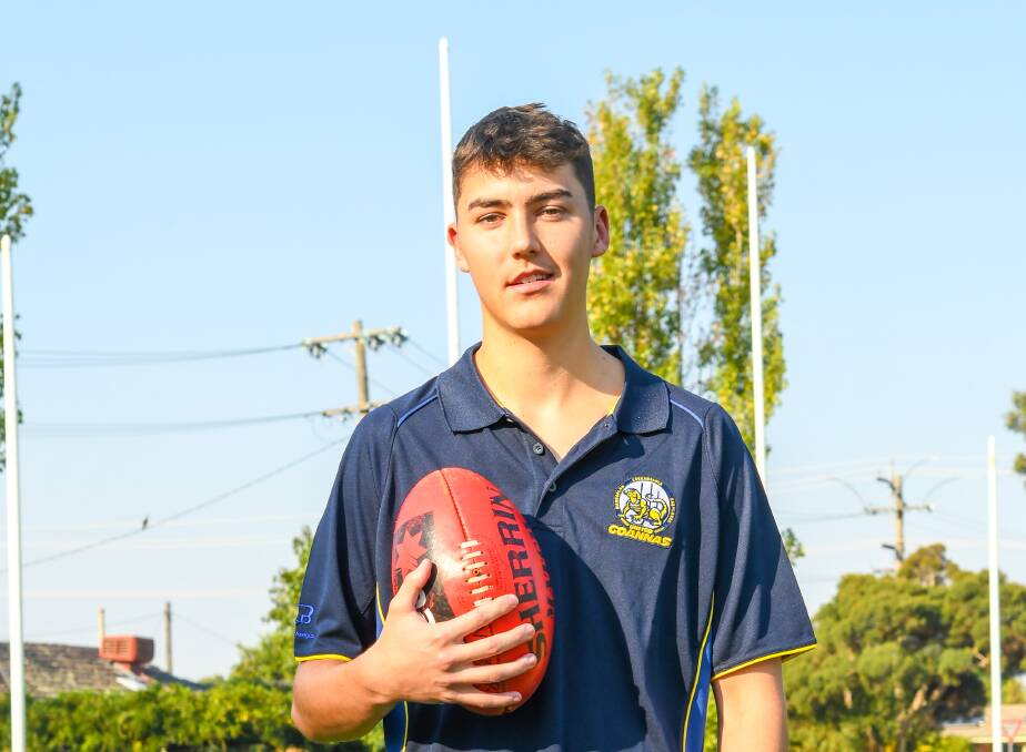 Talented young forward Zac Walker will make his first grade debut for MCUE in their Good Friday season-opener against Wagga Tigers. Picture by Bernard Humphreys