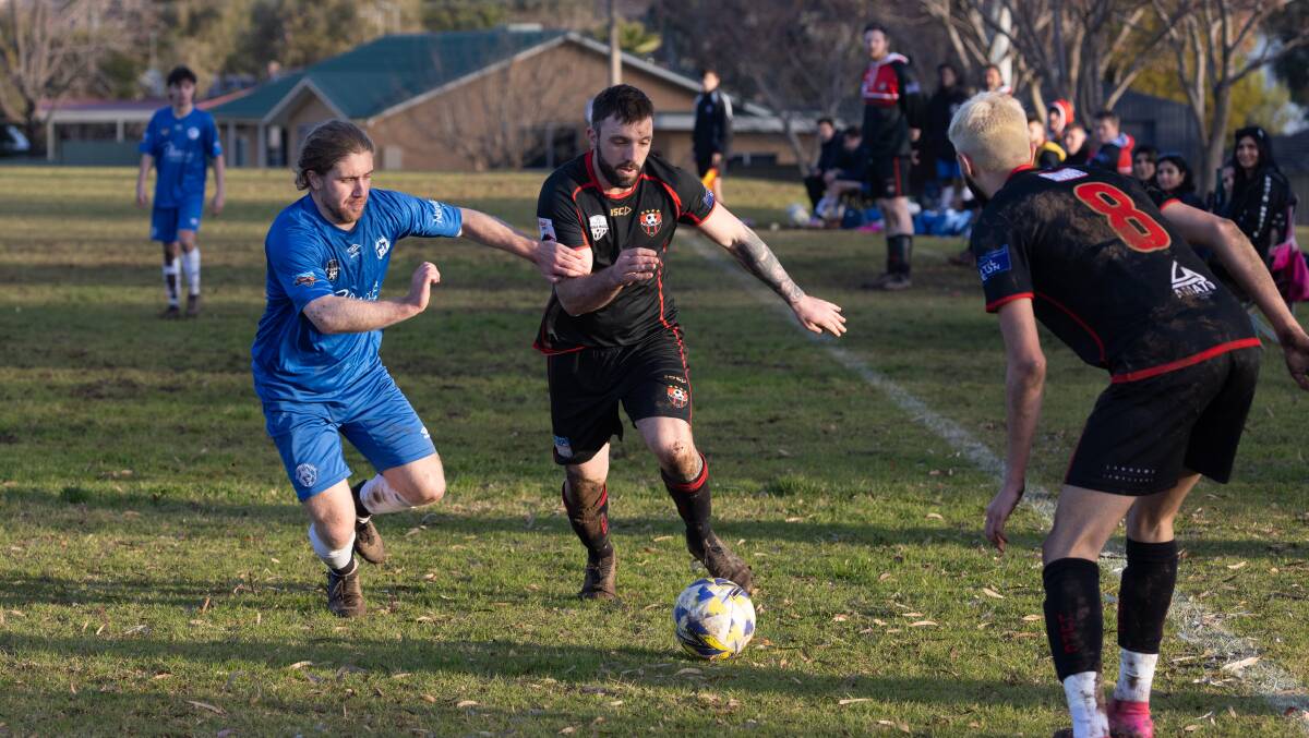Former Leeton United striker Adam Raso has signed with Lake Albert for the 2024 season. Picture by Madeline Begley