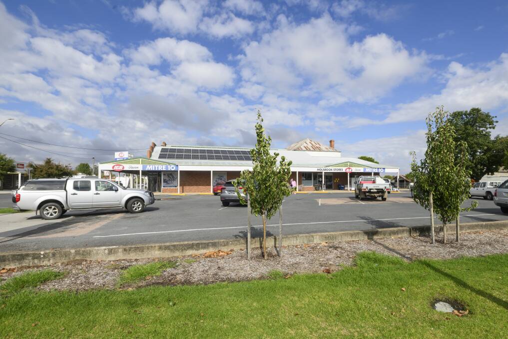 Holbrook IGA wants to expand its car park into the memorial. Picture by Mark Jesser