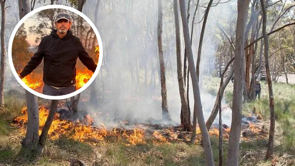 Den Barber will teach Yarkuwa Rangers the ancient practice of cultural burning, in Deniliquin. Pictures supplied