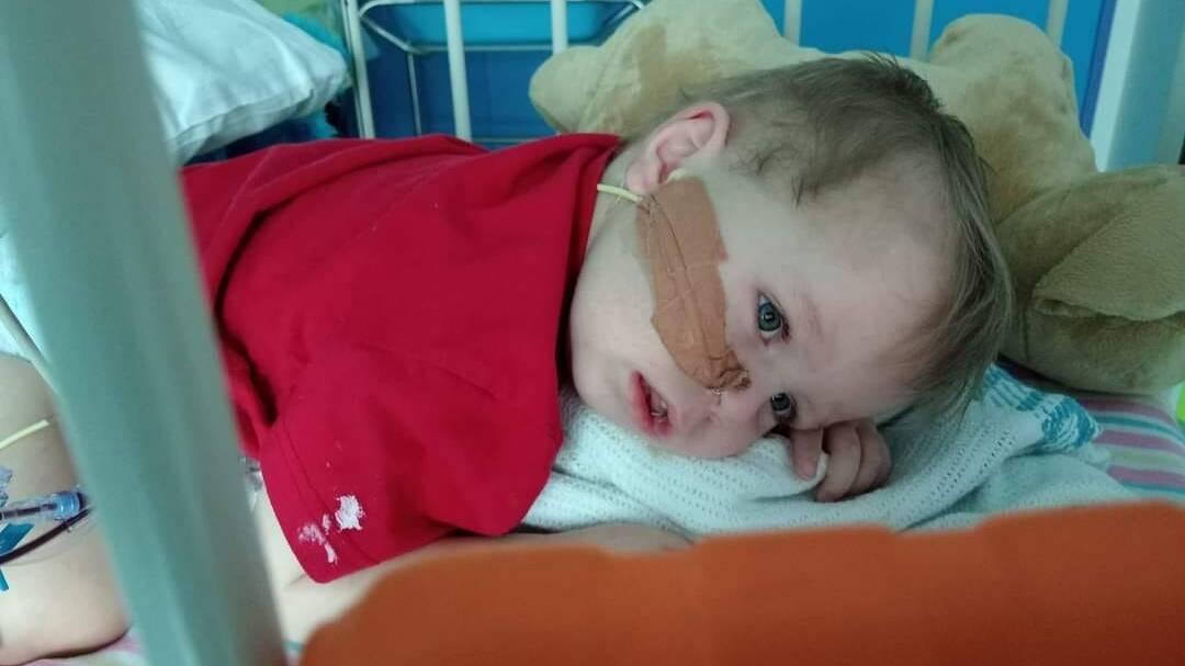 Two-year-old Tylan was diagnosed with a rare form of leukemia, and has been undergoing treatment in Sydney since December 2023. Picture supplied