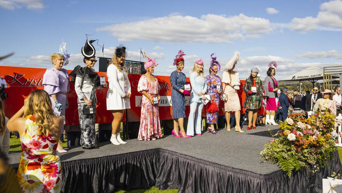 The Fashions on the Field event will determine the Lady of the Day, Most Stylish
Couple, Man of the Day, Contemporary and Millinery awards. Picture by Ash Smith
