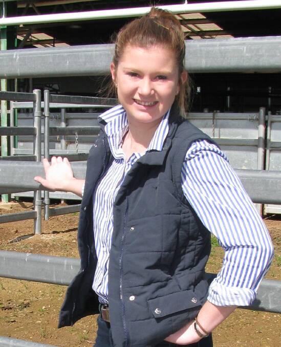 JUDGING SUCCESS: Jessica McGrath, a Bachelor of Animal Science student, will compete in the National Meat judging team.