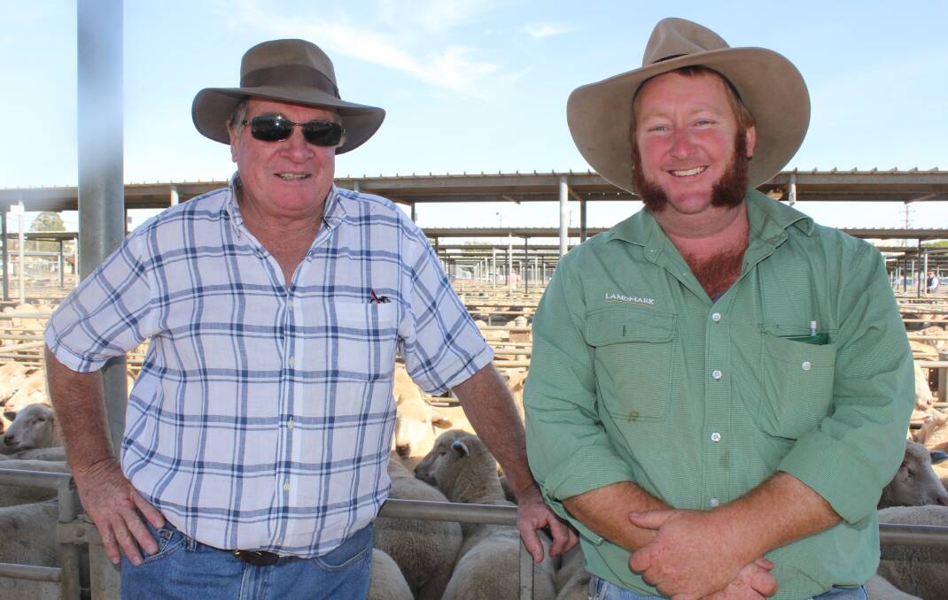 A WAITING GAME: Maurie O'Hare, Mirrool and Kyle Sturgess, West Wyalong.