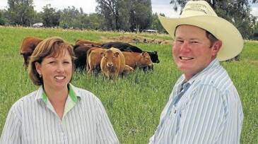 TOP RESULTS: Suzie and Glenn Trout of Birubi Limousin Stud at Borambola near Wagga will participate in the upcoming grass-fed cattle competition.