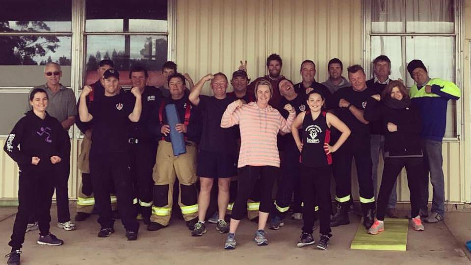 FARMERS IN TRAINING: Active Farmers at Lockhart attracts a group of people who are keen to workout. 