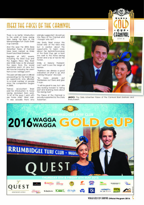 Wagga Gold Cup official program