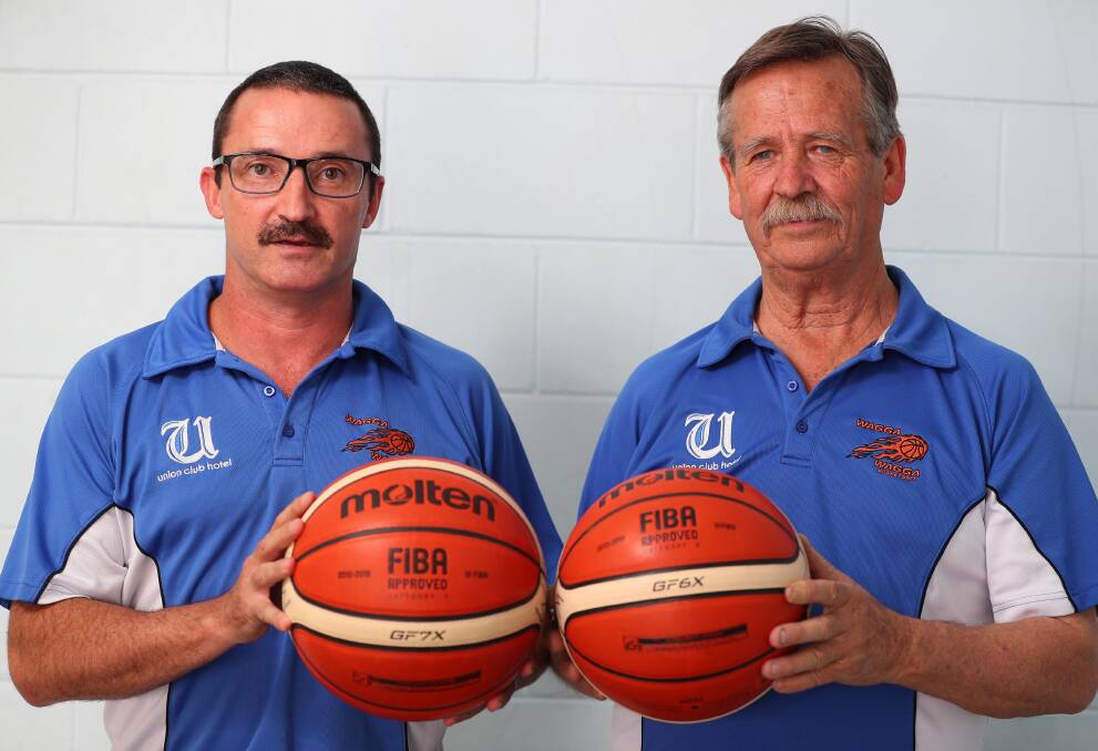 BACK FOR MORE: Wagga Heat coach Colin Reed and Wagga Blaze coach Peter O'Leary will be back next season. Picture: Kieren L Tilly