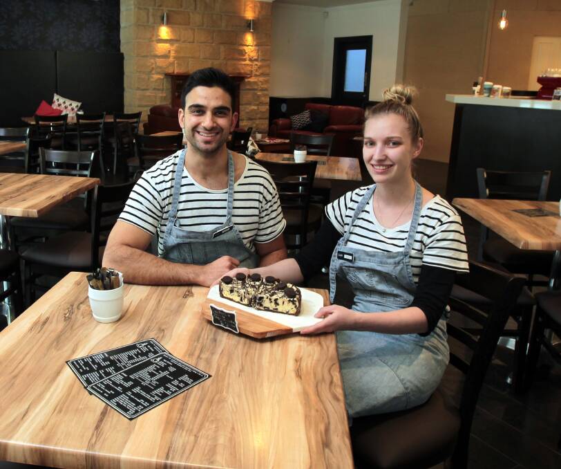 ALL SMILES: Small business owners Adil Khan and Tanya Hardwick at their recently opened establishment, Cafe Sonder, on Fitzmaurice Street.