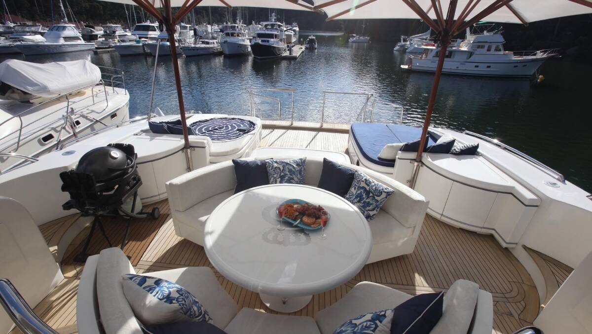  Beds on Board … guests utilise luxury boats berthed at marinas across Australia. 