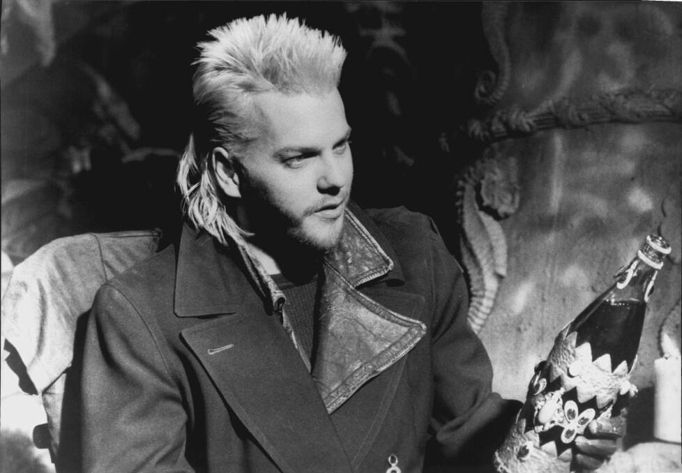 Kiefer Sutherland in The Lost Boys, which will be featured at the Jackdaw Film Series.