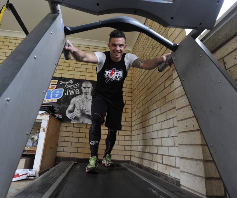 AIMING FOR PREVENTION: Joe Williams is hosting the second 24-hour treadmill run to raise money and awareness about depression and suicide. Picture: Les Smith