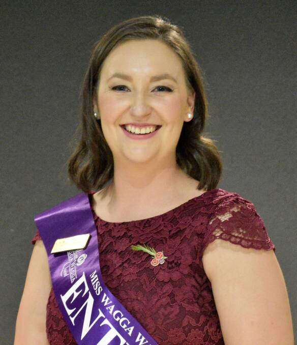 IN IT TO WIN IT: Katharine Graham is in the 2018 Miss Wagga Quest. Winners of Miss Wagga and Community Princess titles will be announced later in the year.