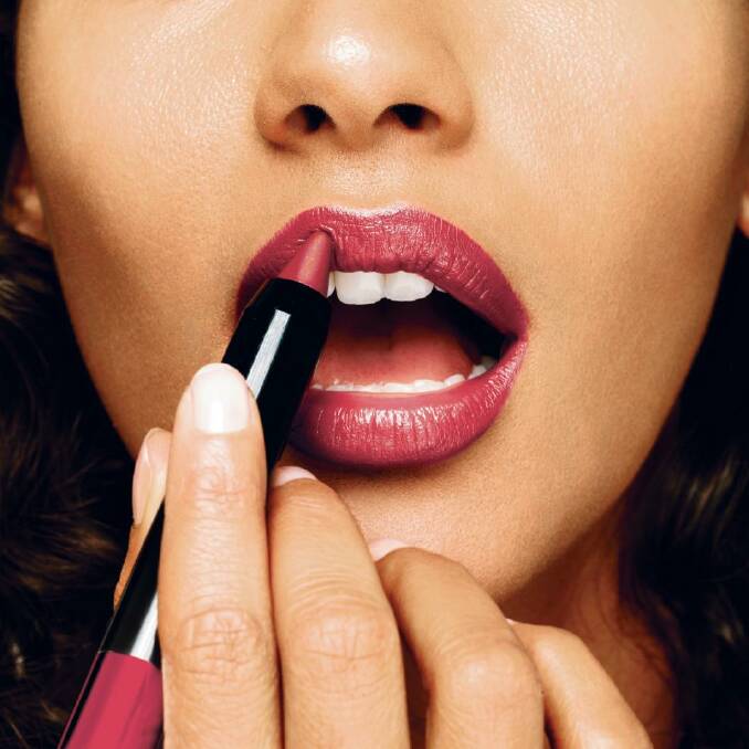 Avon promotional image for their lipstick.