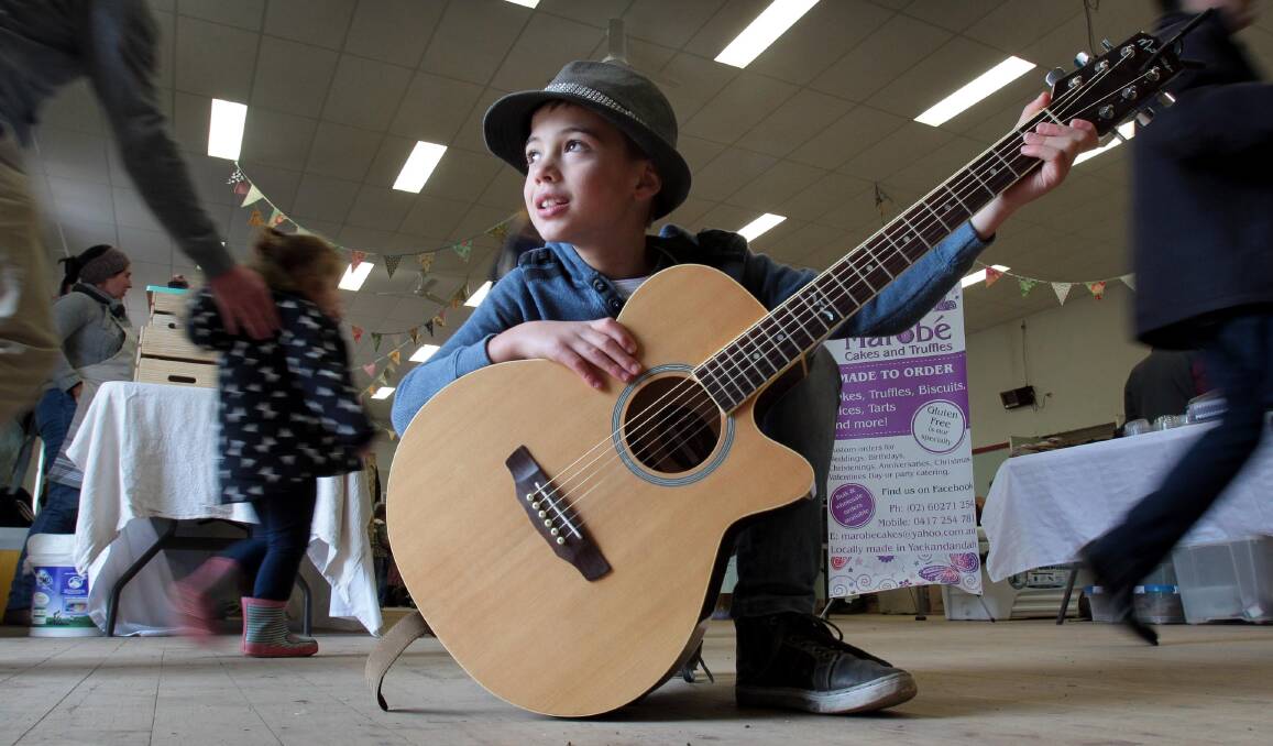 ON THE RISE: Rory Phillips plays at River and Wren Markets before heading to Tamworth next week. Picture: Les Smith