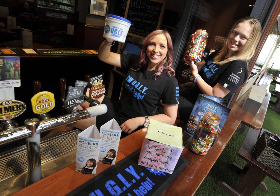 ATTENTION GRABBING: Farmers Home bar tenders Laura Strano and Madi Smith are participating in U.G.L.Y. Bartender of the Year. Picture: Les Smith 