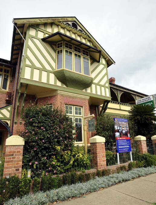 PIECE OF WAGGA'S HISTORY: "The Manor" at 38 Morrow Street is currently for sale by tender through Fitzpatricks PCI Commercial. Picture: Les Smith
