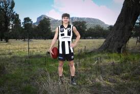 The Rock-Yerong Creek 15-year-old Ben Merrills will make his first grade debut on Saturday. Picture by Bernard Humphreys