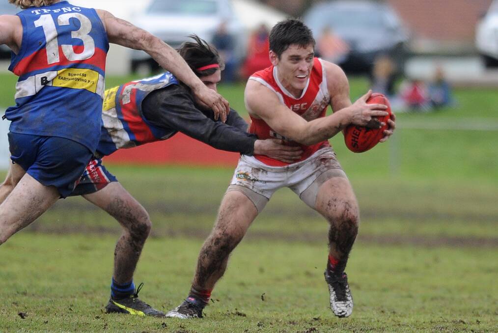 COMMITTED: Collingullie-Glenfield Park forward Daniel Frawley has travelled from Sydney for the past two seasons to play with the Demons. 