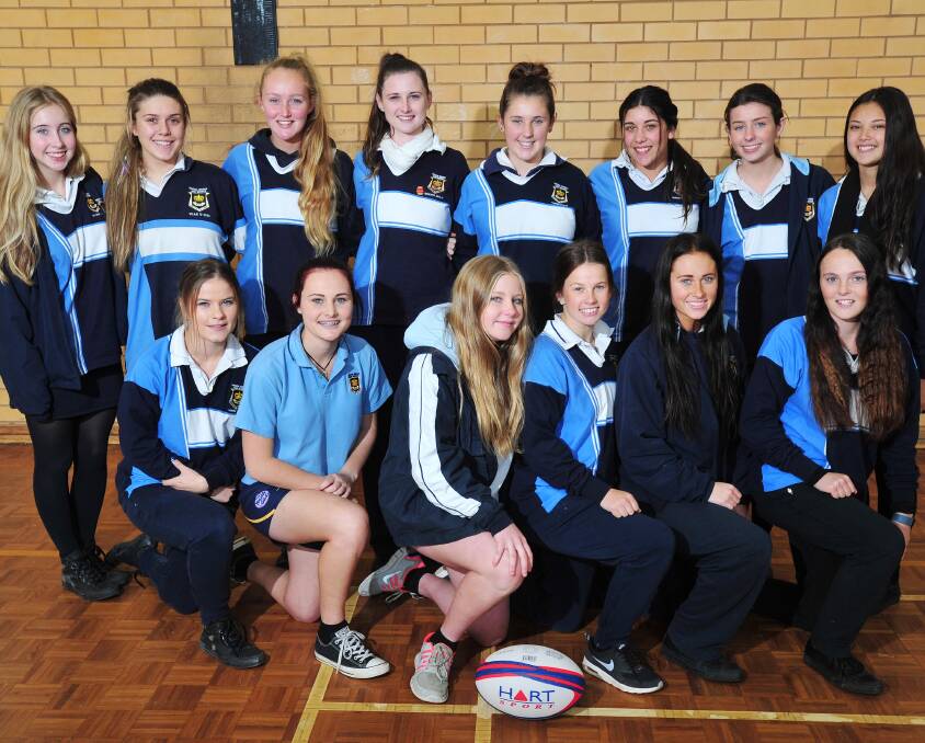 CHAMPIONS: The Wagga High School open girls rugby team took out the state title in Sydney on Wednesday with a win over Hunter Sports High in the final.