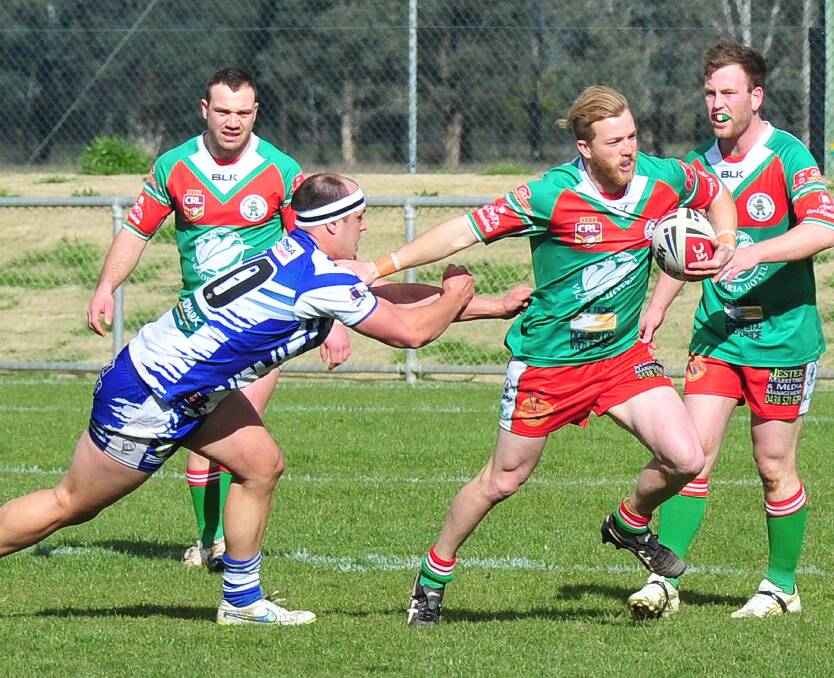 SUSPENDED: Brothers' Edan Price in action against Cootamundra. Picture: Kieren L Tilly
