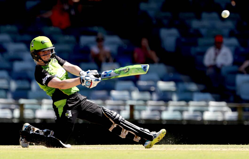Alex Blackwell scored 81 off 58 balls against Perth Scorchers in the second match of last weekend's double header.