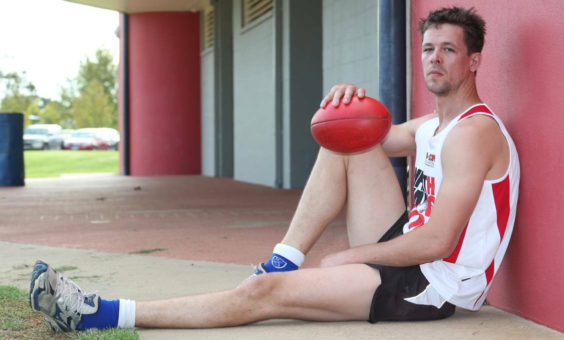 NEW BEGINNING: Former Griffith ruckman Michael Griffiths has been appointed the new coach of Farrer League club Coleambally.