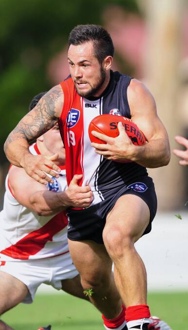 RELEASED: Sean Ellis in action for Ainslie this year. Ellis has been granted a release by Wagga Tigers due to family reasons. Picture: Canberra Times