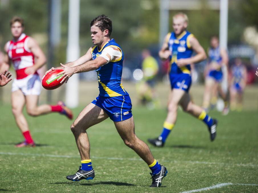 HEADING HOME: Coolamon have secured the services of Canberra Demons midfielder Nick Pleming for next season. Picture: The Canberra Times