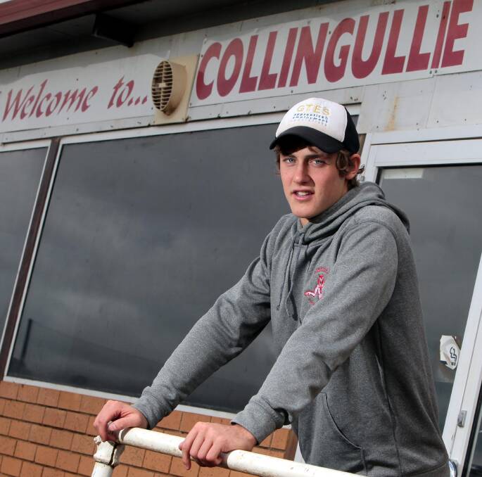 GOING PLACES: Collingullie footballer Harry Perryman has been invited to attend the AFL National Draft Combine in October. Picture: Les Smith