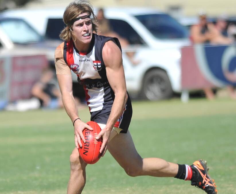 SEASON OVER: North Wagga speedster Corey Watt will miss the remainder of the season with a knee injury he picked up in last Sunday's win over Coleambally. Picture: Laura Hardwick