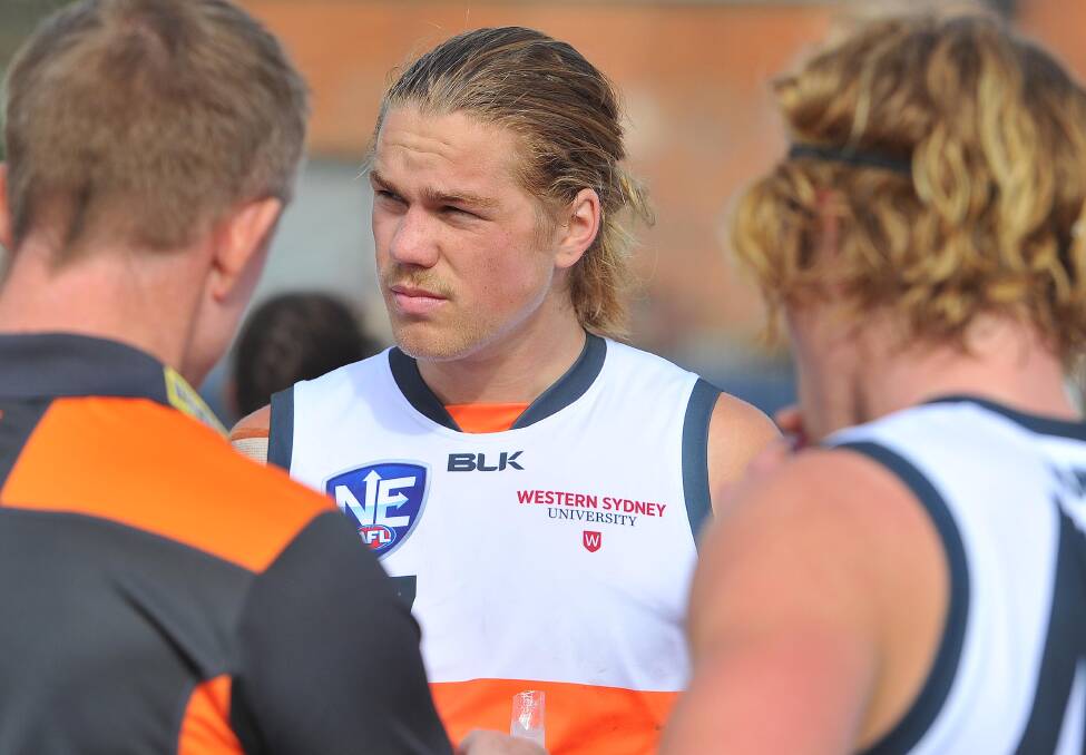 IT'S TIME: Wagga footballer Harry Himmelberg will make his AFL debut for the Giants on Sunday against Brisbane. Picture: Kieren L Tilly