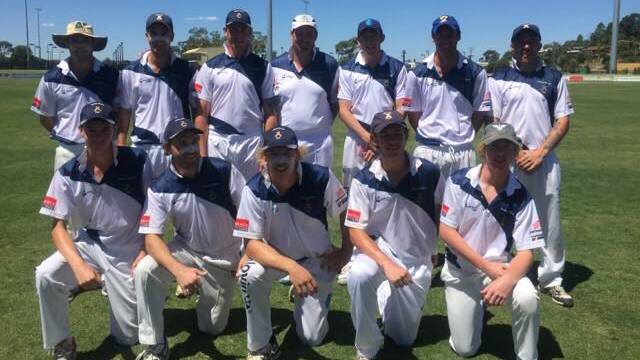 CHAMPIONS: Wagga's Stribley Shield team that took out the final with a win over Cootamundra at Robertson Oval on Sunday. 