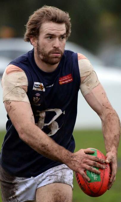 BIG SIGNING: Wagga Tigers have signed Ballan midfielder Shaun Campbell as their new coach for 2016. Picture: The Ballarat Courier 