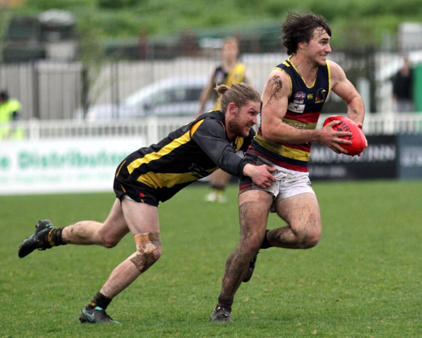 WELCOME BACK: Ben Gaynor in action in the 2016 grand final against Wagga Tigers. Picture: Les Smith