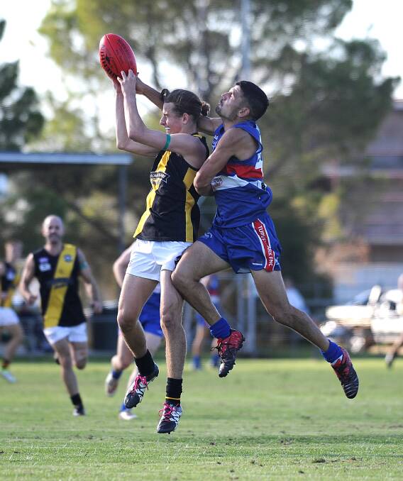 KEY INCLUSION: Wagga Tigers will welcome back teenage midfielder Shaun Driscoll for Saturday's clash against Mangoplah-Cookardinia United-Eastlakes. Picture: Laura Hardwick