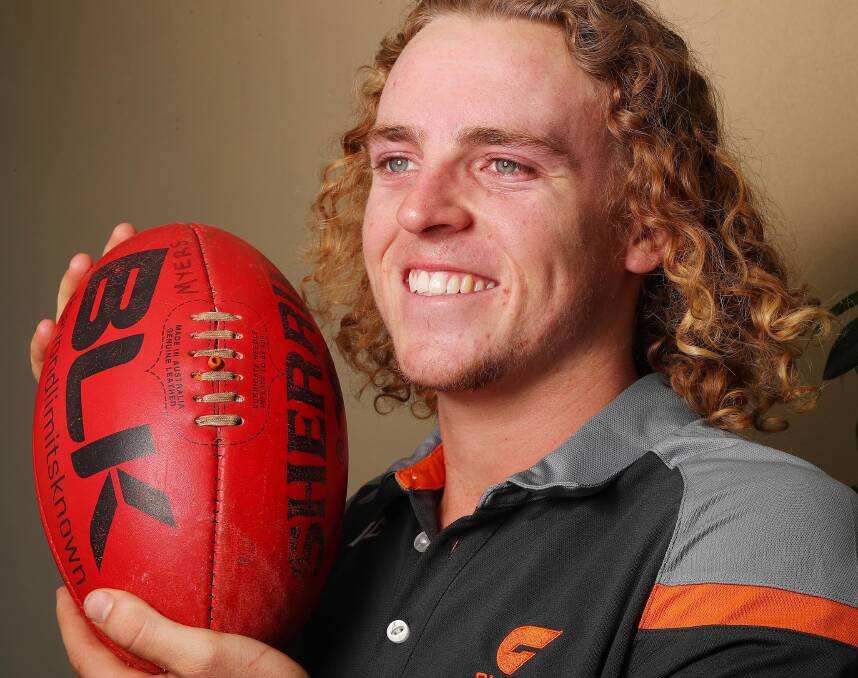 NERVOUS WAIT: Wagga footballer Brendan Myers hopes to be picked up in Friday night's AFL Draft in Sydney. Picture: Kieren L Tilly